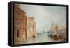 The Grand Canal, Venice-Jane Vivian-Framed Stretched Canvas