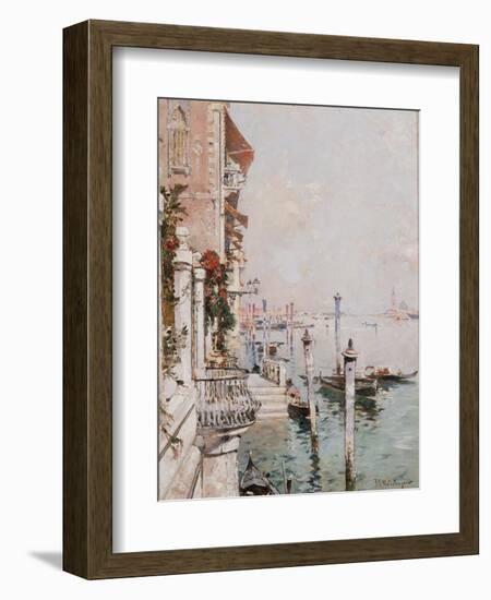 The Grand Canal, Venice-Franz Richard Unterberger-Framed Giclee Print