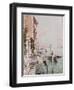 The Grand Canal, Venice-Franz Richard Unterberger-Framed Giclee Print