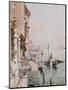 The Grand Canal, Venice-Franz Richard Unterberger-Mounted Giclee Print