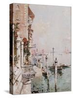 The Grand Canal, Venice-Franz Richard Unterberger-Stretched Canvas