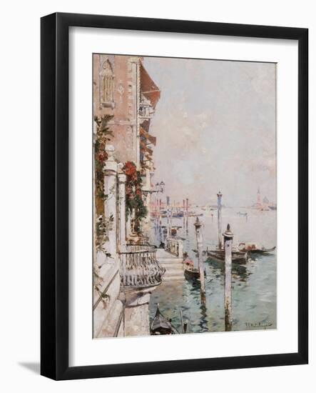 The Grand Canal, Venice-Franz Richard Unterberger-Framed Giclee Print