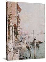 The Grand Canal, Venice-Franz Richard Unterberger-Stretched Canvas