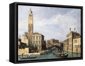 The Grand Canal with San Geremia, Palazzo Labia and the Entrance to the Cannaregio. Ca. 1726-30-Canaletto Giovanni Antonio Canal-Framed Stretched Canvas