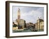 The Grand Canal with San Geremia, Palazzo Labia and the Entrance to the Cannaregio. Ca. 1726-30-Canaletto Giovanni Antonio Canal-Framed Giclee Print