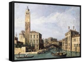 The Grand Canal with San Geremia, Palazzo Labia and the Entrance to the Cannaregio. Ca. 1726-30-Canaletto Giovanni Antonio Canal-Framed Stretched Canvas