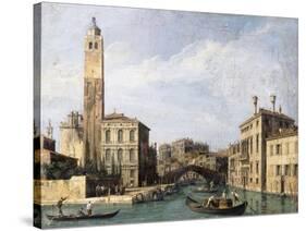 The Grand Canal with San Geremia, Palazzo Labia and the Entrance to the Cannaregio. Ca. 1726-30-Canaletto Giovanni Antonio Canal-Stretched Canvas