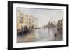 The Grand Canal, with Santa Maria Della Salute, Venice, Italy, 1865-Edward Lear-Framed Giclee Print