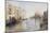 The Grand Canal, with Santa Maria Della Salute, Venice, Italy, 1865-Edward Lear-Mounted Giclee Print