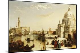 The Grand Canal with Santa Maria Della Salute, Venice-Edward Pritchett-Mounted Giclee Print