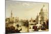 The Grand Canal with Santa Maria Della Salute, Venice-Edward Pritchett-Mounted Giclee Print