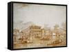 The Grand Canal with the Ca' Pesaro-Francesco Guardi-Framed Stretched Canvas