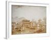 The Grand Canal with the Ca' Pesaro-Francesco Guardi-Framed Giclee Print