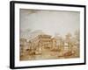 The Grand Canal with the Ca' Pesaro-Francesco Guardi-Framed Giclee Print