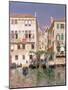 The Grand Canal with the Campanile of St Maria Gloriosa dei Frari, Venice-Rubens Santoro-Mounted Giclee Print