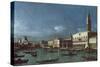 The Grand Canal with the Church of Santa Maria della Salute-Bernardo Bellotto-Stretched Canvas