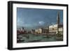 The Grand Canal with the Church of Santa Maria della Salute-Bernardo Bellotto-Framed Giclee Print