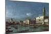 The Grand Canal with the Church of Santa Maria della Salute-Bernardo Bellotto-Mounted Giclee Print