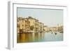 The Grand Canal with the Rialto Bridge, Venice-Rafael Senet-Framed Giclee Print