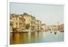 The Grand Canal with the Rialto Bridge, Venice-Rafael Senet-Framed Giclee Print