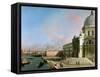 The Grand Canal-Canaletto-Framed Stretched Canvas
