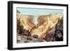 The Grand Canyon of the Yellowstone, 1872-Thomas Moran-Framed Giclee Print