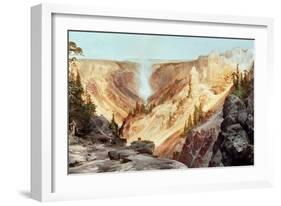 The Grand Canyon of the Yellowstone, 1872-Thomas Moran-Framed Giclee Print