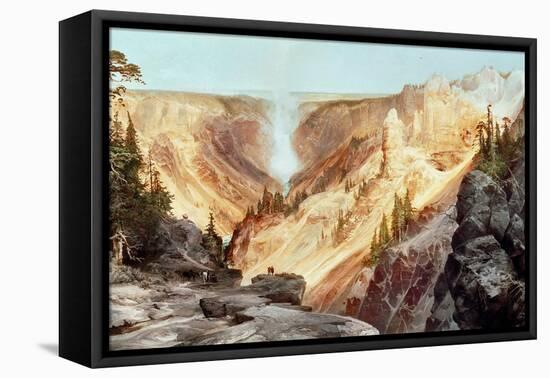 The Grand Canyon of the Yellowstone, 1872-Thomas Moran-Framed Stretched Canvas