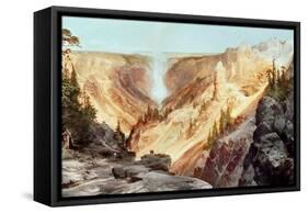 The Grand Canyon of the Yellowstone, 1872-Thomas Moran-Framed Stretched Canvas