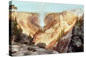 The Grand Canyon of the Yellowstone, 1872-Thomas Moran-Stretched Canvas