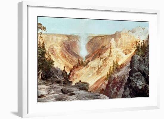 The Grand Canyon of the Yellowstone, 1872-Thomas Moran-Framed Giclee Print