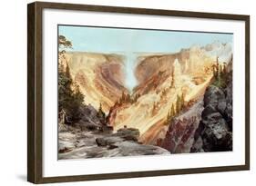 The Grand Canyon of the Yellowstone, 1872-Thomas Moran-Framed Giclee Print
