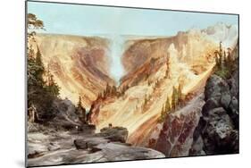 The Grand Canyon of the Yellowstone, 1872-Thomas Moran-Mounted Giclee Print