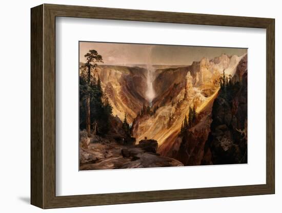 The Grand Canyon of the Yellowstone by Thomas Moran-Geoffrey Clements-Framed Photographic Print