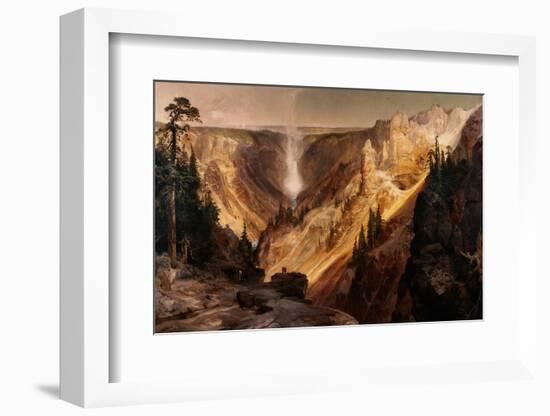 The Grand Canyon of the Yellowstone by Thomas Moran-Geoffrey Clements-Framed Photographic Print