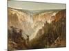 The Grand Canyon of the Yellowstone, C.1884 (Oil on Canvas)-Thomas Hill-Mounted Giclee Print