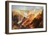 The Grand Canyon of The Yellowstone-Thomas Moran-Framed Art Print