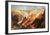 The Grand Canyon of The Yellowstone-Thomas Moran-Framed Art Print