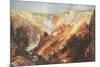 The Grand Canyon of the Yellowstone-Thomas Moran-Mounted Premium Giclee Print