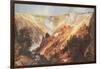 The Grand Canyon of the Yellowstone-Thomas Moran-Framed Art Print