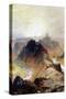 The Grand Canyon, Utah, 1874 (Oil on Paper)-Thomas Moran-Stretched Canvas