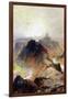 The Grand Canyon, Utah, 1874 (Oil on Paper)-Thomas Moran-Framed Giclee Print