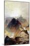 The Grand Canyon, Utah, 1874 (Oil on Paper)-Thomas Moran-Mounted Giclee Print