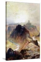 The Grand Canyon, Utah, 1874 (Oil on Paper)-Thomas Moran-Stretched Canvas