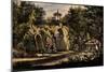 The Grand Caprice Pavilion in the Catherine Park of Tsarskoye Selo, Ca 1820-Valerian Platonovich Langer-Mounted Giclee Print