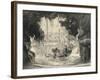 The Grand Cascade, Bois De Boulogne, 1915-Frank Milton Armington-Framed Giclee Print