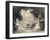 The Grand Cascade, Bois De Boulogne, 1915-Frank Milton Armington-Framed Giclee Print