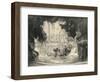 The Grand Cascade, Bois De Boulogne, 1915-Frank Milton Armington-Framed Giclee Print