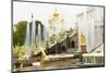 The Grand Cascade in front of the Grand Palace, Peterhof, UNESCO World Heritage Site, near St. Pete-Miles Ertman-Mounted Photographic Print