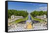 The Grand Cascade of Peterhof, Peter the Great's Palace, St. Petersburg, Russia, Europe-Michael Nolan-Framed Stretched Canvas